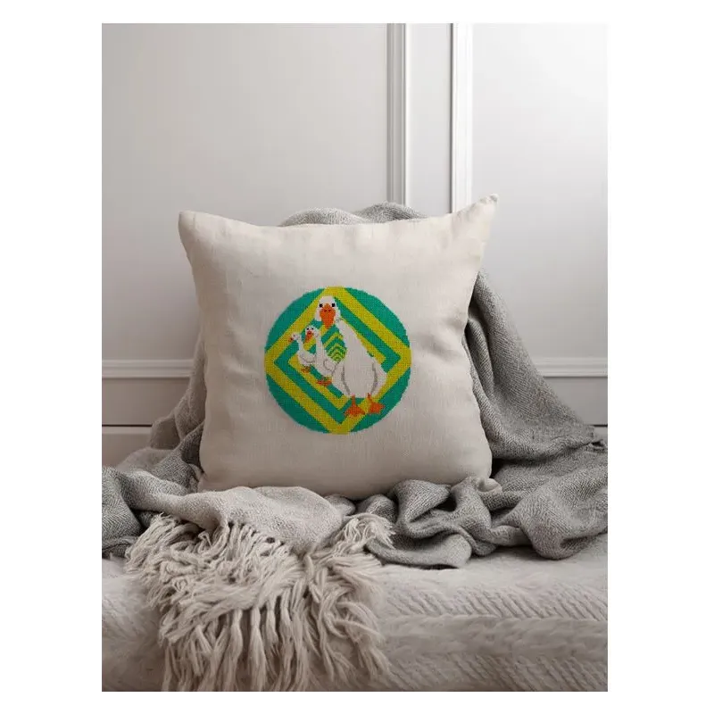 Набор для вышивания крестом PANNA "Гипно Гуси" 17 x 17 см PNK-7554