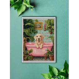 Cross stitch kit PANNA "Water treatments" 22 x 29.5 cm PJ-7545