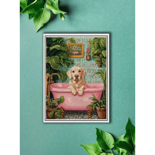 Cross stitch kit PANNA "Water treatments" 22 x 29.5 cm PJ-7545