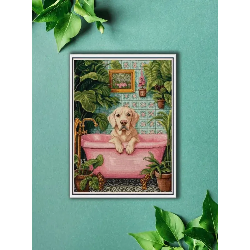 Cross stitch kit PANNA "Water treatments" 22 x 29.5 cm PJ-7545