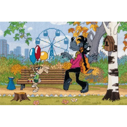 Cross stitch kit PANNA "Sworn friends" 32 x 21.5 cm PCMF-D-7532