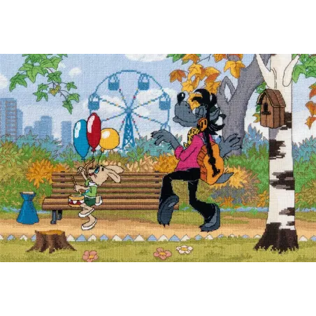 Cross stitch kit PANNA "Sworn friends" 32 x 21.5 cm PCMF-D-7532