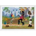 Cross stitch kit PANNA "Sworn friends" 32 x 21.5 cm PCMF-D-7532