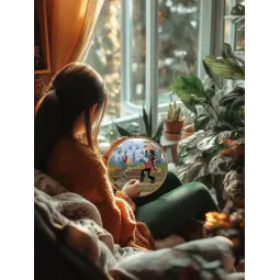 Cross stitch kit PANNA "Sworn friends" 32 x 21.5 cm PCMF-D-7532