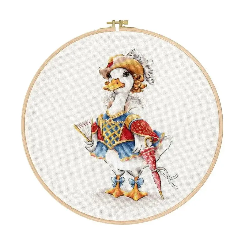 Kit point de croix "Milady" 16 x 26,5 cm S/VK096