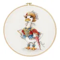 Cross stitch kit "Milady" 16 x 26.5 cm S/VK096