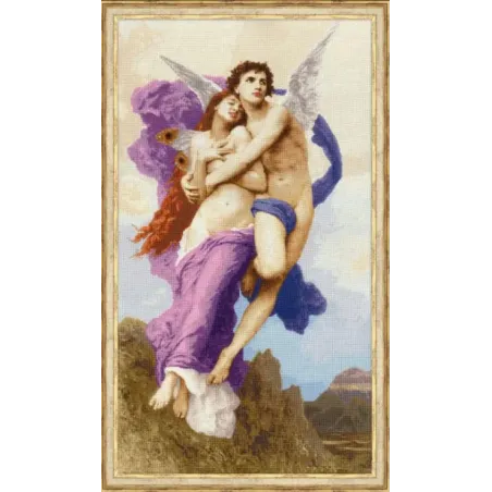 Kit point de croix "L'enlèvement de Psyché" 42 x 76 cm S/MK119