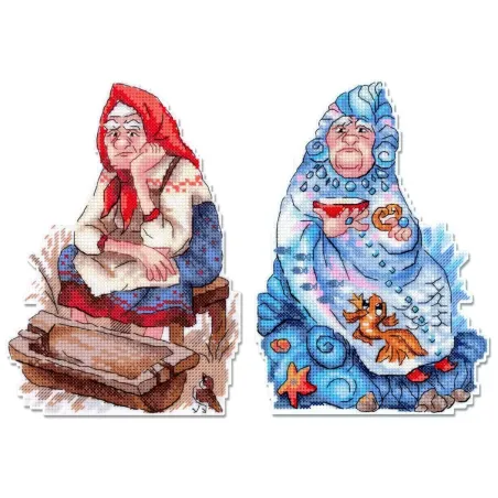 Ristinuke komplektas "Kairėje be nieko" 19*13 cm SR-1332