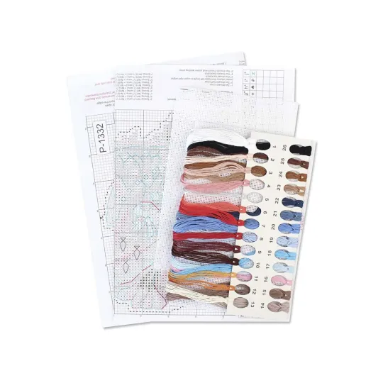 Kreuzstich-Set "Links mit nichts" 19*13 cm SR-1332