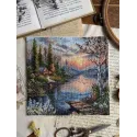 Kit point de croix "Rivage tranquille" 19 х 18,5 cm SANT-21