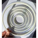 17 cm Round Flexi Hoop (transparent) 230-3TRANSP