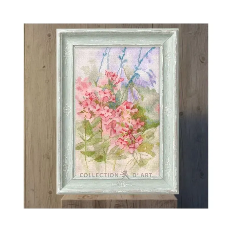 Kreuzstich-Set "Frühlingsblumen" 14,5*22 cm RTOM1115