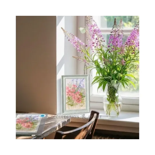 Kreuzstich-Set "Frühlingsblumen" 14,5*22 cm RTOM1115