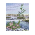Kreuzstich-Set „Hochmoor-Heidelandschaft“ 21*25 cm RTOM1063