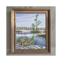 Ristinėlės rinkinys „Bog Heather Landscape“ 21*25 cm RTOM1063