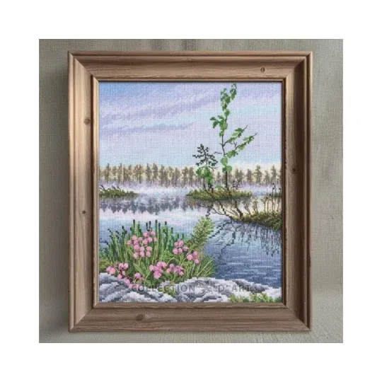 Ristinėlės rinkinys „Bog Heather Landscape“ 21*25 cm RTOM1063
