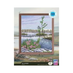 Cross-stitch kits "Bog heather landscape" 21*25 cm RTOM1063