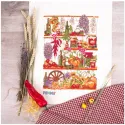 Kit de point de croix PANNA "Rattrapage d'automne" 23 x 32,5 cm PKT-7006