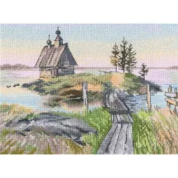 Siuvinėjimo kryželiu rinkinys "Sala" 25*18,5 cm RTOM1085