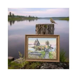 Cross-stitch kits "The Island" 25*18,5 cm RTOM1085