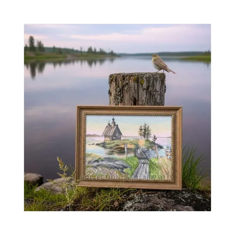 Kits de point de croix "L'Île" 25*18,5 cm RTOM1085