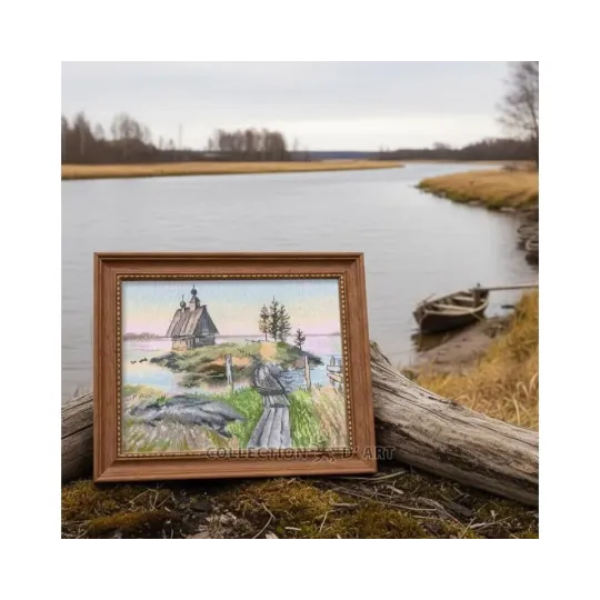 Cross-stitch kits "The Island" 25*18,5 cm RTOM1085