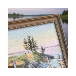 Kits de point de croix "L'Île" 25*18,5 cm RTOM1085