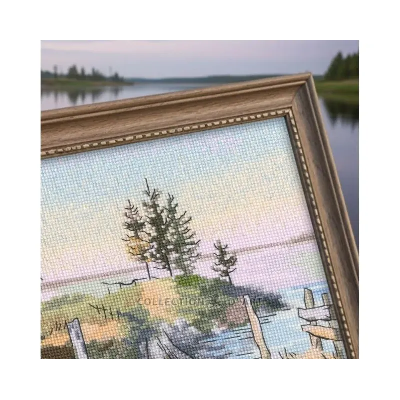 Siuvinėjimo kryželiu rinkinys "Sala" 25*18,5 cm RTOM1085
