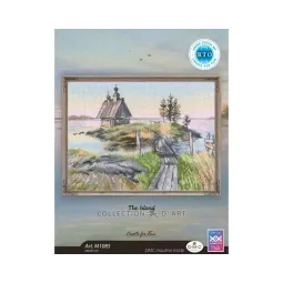 Kits de point de croix "L'Île" 25*18,5 cm RTOM1085