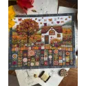 Kreuzstich-Set "Herbstmuster" 32 x 27 cm SANO-36