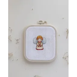 12,5x14,5 см квадратный пяльцы (белый) 230-11WHT
