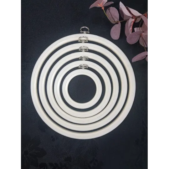 20,5 см Круглый Flexi Hoop (белый) 230-4WHT