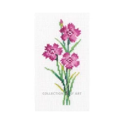 Cross-stitch kit "Carnation" 6*13 cm RTOEH386
