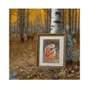 Kits de point de croix "Fille de conte de fées et faon" 24*36 cm RTOM1096