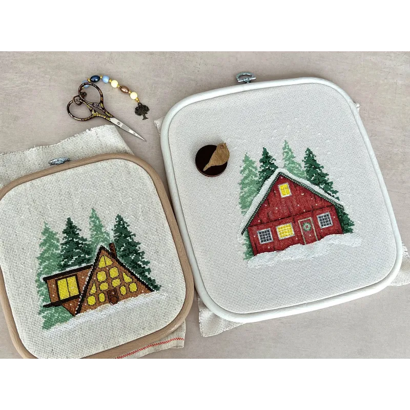 Maison Rouge - Kit de Point de Croix AVA-P004 (D)
