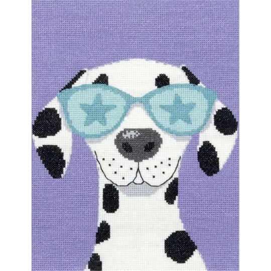 Siuvinėjimo kryželiu rinkinys PANNA "Dalmatietis" 19 x 25 cm PNK-7541