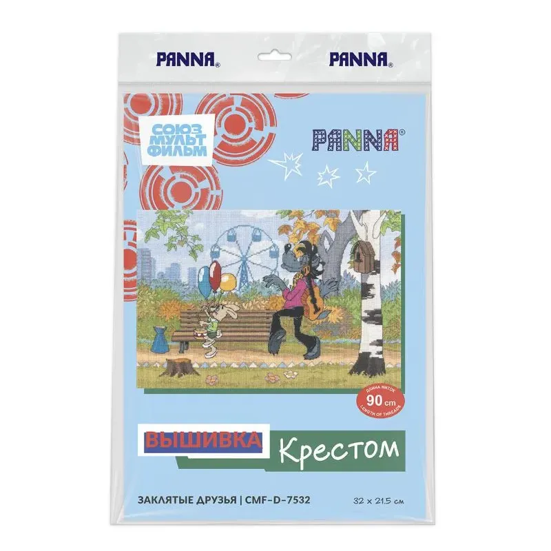 Kit point de croix PANNA "Amis jurés" 32 x 21,5 cm PCMF-D-7532