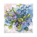 Kreuzstich-Sets "Frühlingsstrauß" 21,5*22 cm RTOM1080