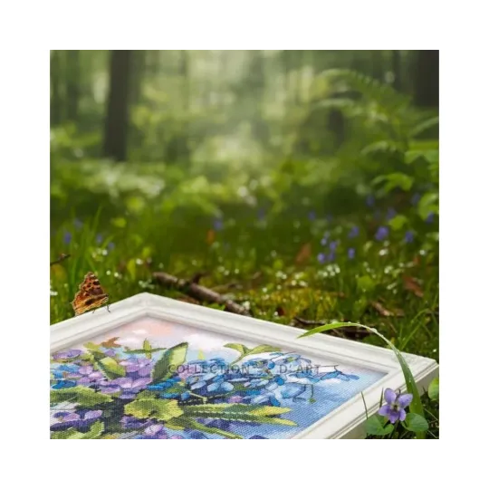 Kits de point de croix "Bouquet de printemps" 21,5*22 cm RTOM1080