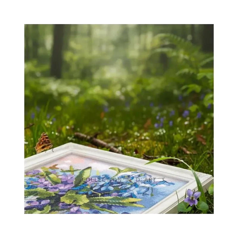Kits de point de croix "Bouquet de printemps" 21,5*22 cm RTOM1080