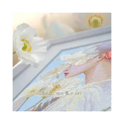 Kits de point de croix "Dame avec fleur" 17,5*26 cm RTOM1094