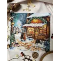 Kreuzstich-Set "Warten auf den Feiertag" 25,5 x 25 cm SANO-35