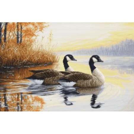 Petit Point Kit "Autumn Reflections" 27 x 18 cm SG728
