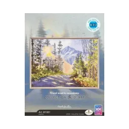 Cross-stitch kits "Forest road to mountains" 27*20 cm RTOM1081