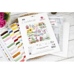 Cross Stitch Kit "The Story of the Gnomes" 30 x 30 cm SB7060