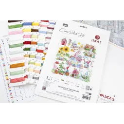 Cross Stitch Kit "The Story of the Gnomes" 30 x 30 cm SB7060