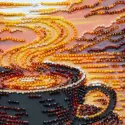 Kit de broderie perles moyenne taille "Café Parfumé" 20 х 20 cm AAMB-144