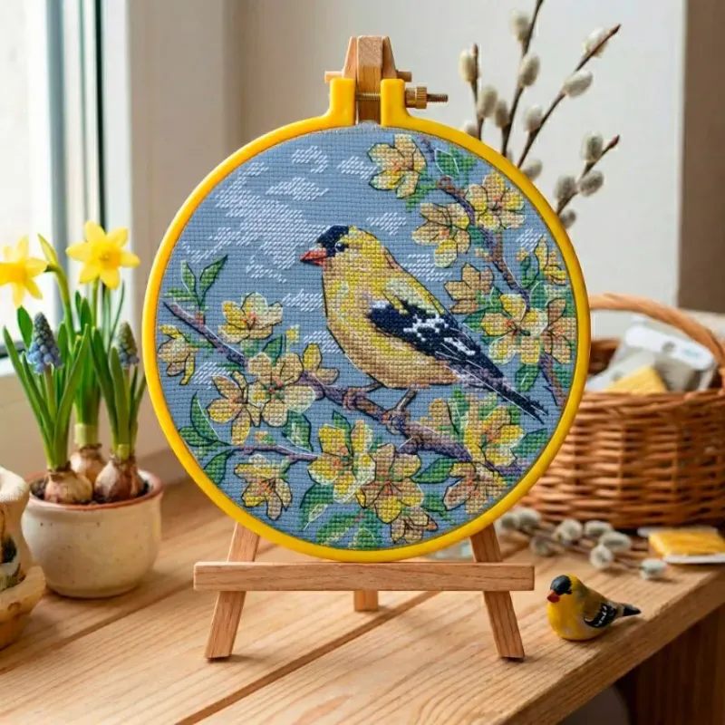 Cross-stitch kit "Sunny guest" 15 х 15 cm AAHM-100