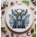 Kit point de croix "Elfe de la Forêt Étoilée" 18 x 17 cm AAH-330