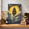 Perlenstick-Set "Unter brennender Sonne" 22 x 33 cm AAB-976